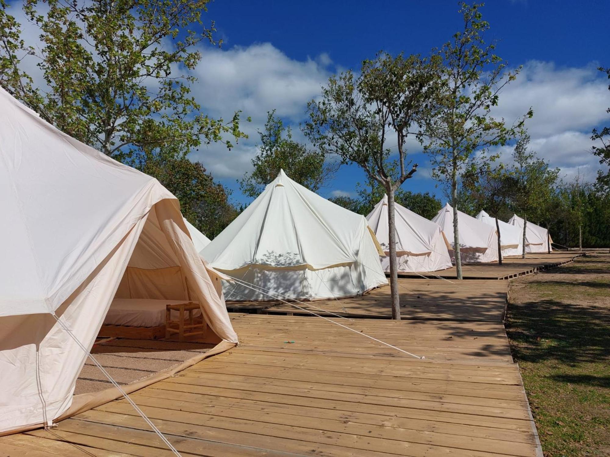 Bungalows Zaragoza Camping Eksteriør bilde